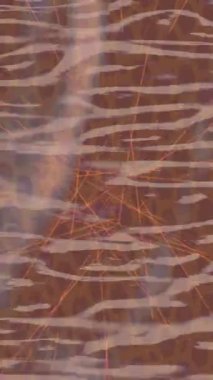 Lüks hareket projeleri için soyut tasarım stili animasyonu olan üst düzey dijital doku