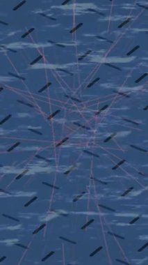 Benzersiz dijital animasyon tarzı grafikleri olan yaratıcı ortam tasarımı için yenilikçi hareket dokusu