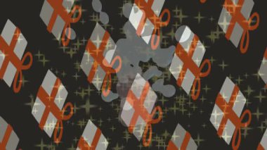 Organik desenli yüzey giriş stili video film sanatı ile soyut arkaplan tasarımı