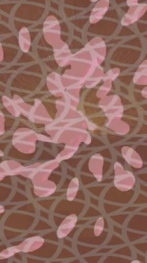 Soyut hareket desenli fütüristik video üretimi için dinamik dijital arkaplan