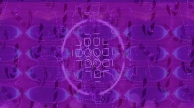 Modern medya üretimi için fütüristik dijital soyut doku sinematik tarz hareketli grafik ögesi