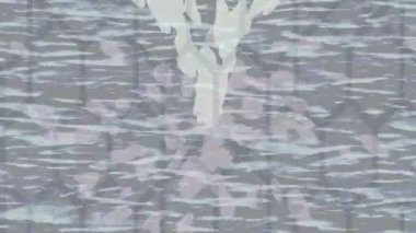 Modern medya üretimi için fütüristik dijital soyut doku sinematik tarz hareketli grafik ögesi