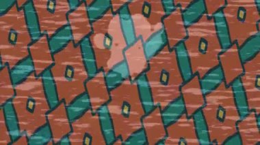 Organik desenli yüzey giriş stili video film sanatı ile soyut arkaplan tasarımı