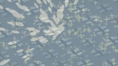 Yaratıcı video düzenleme film arkaplan tasarımı için minimalist organik hareket grafikleri