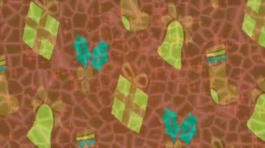 Soyut hareket desenli fütüristik video üretimi için dinamik dijital arkaplan