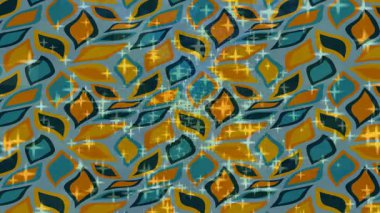 Benzersiz dijital animasyon tarzı grafikleri olan yaratıcı ortam tasarımı için yenilikçi hareket dokusu