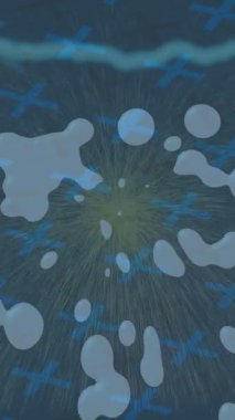 Benzersiz hareket grafikleri tasarım sanatına sahip yaratıcı film üretimi için özet bir arkaplan