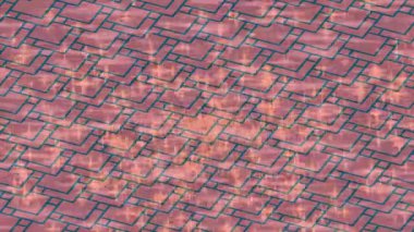 Soyut hareket desenli fütüristik video üretimi için dinamik dijital arkaplan