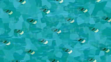 Benzersiz hareket grafikleri tasarım sanatına sahip yaratıcı film üretimi için özet bir arkaplan