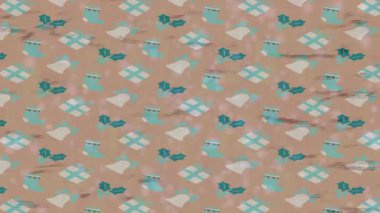 Dijital doku yüzey tasarım biçimi ile modern video animasyonu için gelişmiş hareket grafikleri