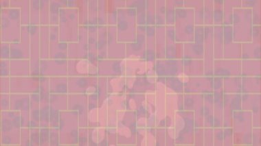 Soyut hareket desenli fütüristik video üretimi için dinamik dijital arkaplan