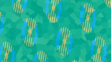 Benzersiz dijital hareket grafiklerine sahip yaratıcı sinematik projeler için yumuşak animasyon yüzeyi