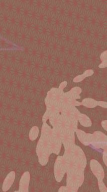 Estetik doku arkaplan tasarımı renkli hareket grafikleri ile moda film giriş profosyoneli