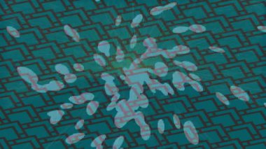 Profesyonel video projeleri sanat tarzı için organik hareketli arkaplan tasarımı