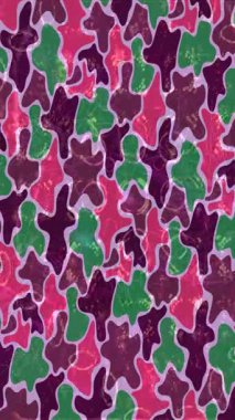 Dijital doku yüzey tasarım biçimi ile modern video animasyonu için gelişmiş hareket grafikleri