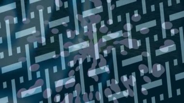 Benzersiz video giriş tasarımı projeleri için detaylı yüzey kalıbı film animasyon stili grafik girişi