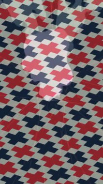 Soyut hareket desenli fütüristik video üretimi için dinamik dijital arkaplan