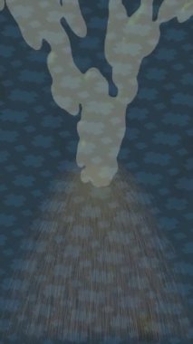 Lüks hareket projeleri için soyut tasarım stili animasyonu olan üst düzey dijital doku