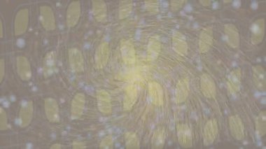 Soyut hareket desenli fütüristik video üretimi için dinamik dijital arkaplan