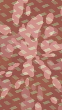 Benzersiz dijital animasyon tarzı grafikleri olan yaratıcı ortam tasarımı için yenilikçi hareket dokusu