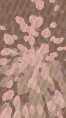 Benzersiz dijital animasyon tarzı grafikleri olan yaratıcı ortam tasarımı için yenilikçi hareket dokusu