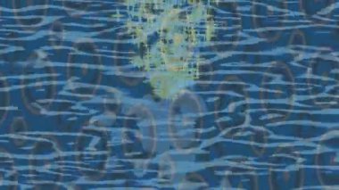 Benzersiz hareket dokusu tasarım sanatı ile profesyonel video düzenleme için modern soyut grafikler