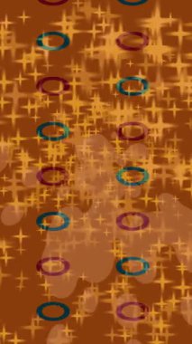 Organik desenli yüzey giriş stili video film sanatı ile soyut arkaplan tasarımı