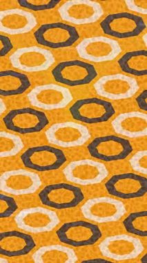 Benzersiz video giriş tasarımı projeleri için detaylı yüzey kalıbı film animasyon stili grafik girişi