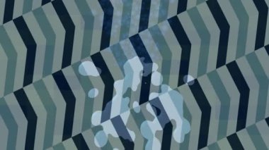 Soyut hareket desenli fütüristik video üretimi için dinamik dijital arkaplan