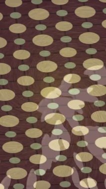 Benzersiz dijital animasyon tarzı grafikleri olan yaratıcı ortam tasarımı için yenilikçi hareket dokusu