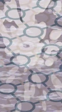 Soyut hareket desenli fütüristik video üretimi için dinamik dijital arkaplan