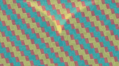 Benzersiz dijital animasyon tarzı grafikleri olan yaratıcı ortam tasarımı için yenilikçi hareket dokusu