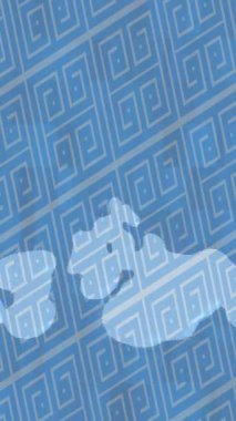 Soyut hareket desenli fütüristik video üretimi için dinamik dijital arkaplan