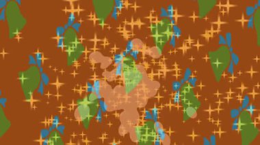 Benzersiz hareket grafikleri tasarım sanatına sahip yaratıcı film üretimi için özet bir arkaplan