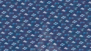 Benzersiz hareket dokusu tasarım sanatı ile profesyonel video düzenleme için modern soyut grafikler