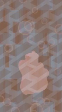 Lüks hareket projeleri için soyut tasarım stili animasyonu olan üst düzey dijital doku