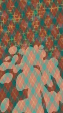 Organik desenli yüzey giriş stili video film sanatı ile soyut arkaplan tasarımı