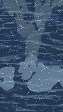 Benzersiz video giriş tasarımı projeleri için detaylı yüzey kalıbı film animasyon stili grafik girişi