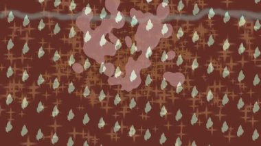 Profesyonel video projeleri sanat tarzı için organik hareketli arkaplan tasarımı