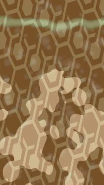 Soyut hareket desenli fütüristik video üretimi için dinamik dijital arkaplan