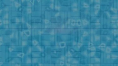 Benzersiz dijital animasyon tarzı grafikleri olan yaratıcı ortam tasarımı için yenilikçi hareket dokusu