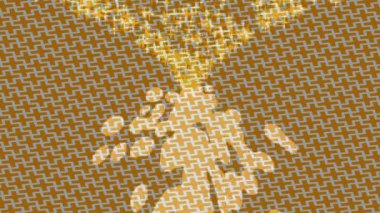 Benzersiz hareket grafikleri tasarım sanatına sahip yaratıcı film üretimi için özet bir arkaplan