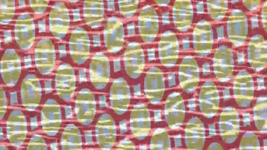 Benzersiz video giriş tasarımı projeleri için detaylı yüzey kalıbı film animasyon stili grafik girişi