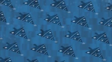 Benzersiz hareket grafikleri tasarım sanatına sahip yaratıcı film üretimi için özet bir arkaplan