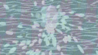 Dijital doku yüzey tasarım biçimi ile modern video animasyonu için gelişmiş hareket grafikleri