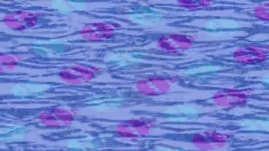 Soyut hareket desenli fütüristik video üretimi için dinamik dijital arkaplan