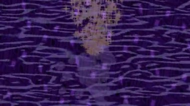 Lüks hareket projeleri için soyut tasarım stili animasyonu olan üst düzey dijital doku