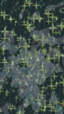 Benzersiz dijital animasyon tarzı grafikleri olan yaratıcı ortam tasarımı için yenilikçi hareket dokusu