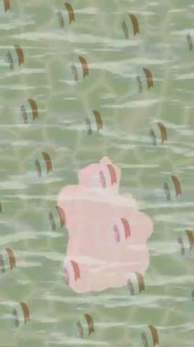 Soyut hareket desenli fütüristik video üretimi için dinamik dijital arkaplan