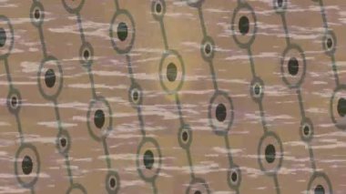 Benzersiz dijital animasyon tarzı grafikleri olan yaratıcı ortam tasarımı için yenilikçi hareket dokusu